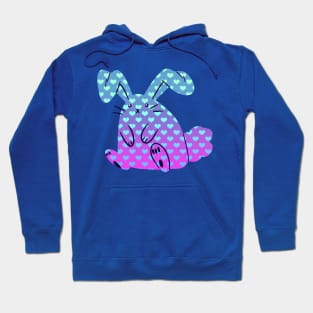 Heart Pattern Bunny Hoodie